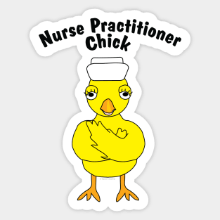 Nurse Practitioner Chick Sticker